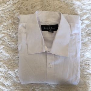 White Nicole Miller Dress Shirt
